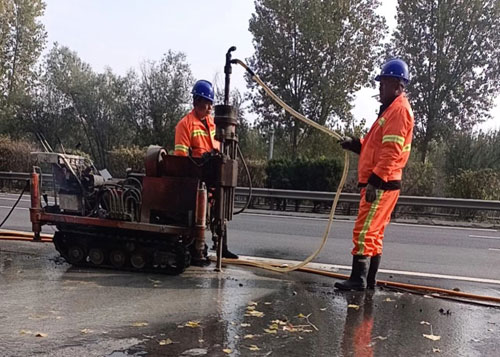 乐都高速公路下沉注浆加固